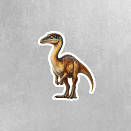 Gallimimus Sticker | Gallimimus Decal | Dinosaur Water Bottle Sticker