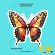 Butterfly Sticker Decal | Colorful Butterfly Sticker
