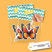 Butterfly Sticker | Orange Butterfly Sticker