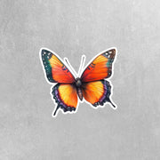 Butterfly Sticker | Orange Butterfly Sticker