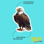 Bald Eagle Sticker | Eagle Sticker | American Eagle Decal