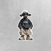 Designer Calf Sticker | Designer Calf Decal | Calf Sticker