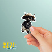 Designer Goat Sticker | Designer Goat Decal | Goat Sticker