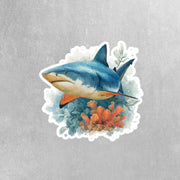 Bull Shark Sticker - Shark Sticker - Shark Reef Stickers
