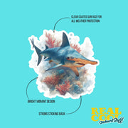 Hammerhead Shark Sticker - Shark Sticker - Shark Reef Stickers