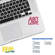 Balloon Just Love Sticker - Balloon Sticker - Fun Just Love Decal