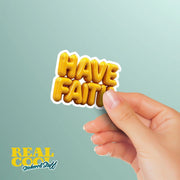Balloon Have Faith Sticker - Balloon Sticker - Fun Have Faith Decal