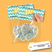 Paris Sticker | I Love Paris Sticker | Paris Map Sticker