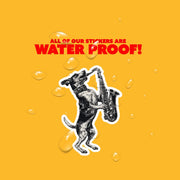 Dog Sticker | Saxophone Dog Sticker | Musical Dog Sticker