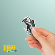 Dog Sticker | Saxophone Dog Sticker | Musical Dog Sticker
