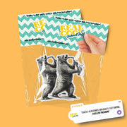 Bear Sticker | Saxophone Bear Sticker | Musical Bear Sticker