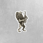 Lion Sticker | Saxophone Lion Sticker | Musical Lion Sticker