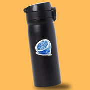 Lemon Sticker | Lemon Woodcut Sticker | Lemon Decal