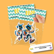 Cat Jam Guitar Sticker | Cool Cat Sticker | Cat Sticker