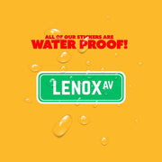 Lenox Ave Sign Sticker | Lenox Ave Sign Decal | New York Sticker