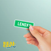 Lenox Ave Sign Sticker | Lenox Ave Sign Decal | New York Sticker