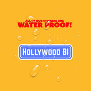 Hollywood Blvd Sign Sticker | Hollywood Bl Sign Decal | Los Angeles Sticker