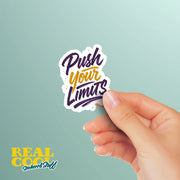 Push Your Limits Sticker | Motivational Sticker | Inspirational Sticker