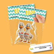 Silly Goose Vinyl Sticker | Goose Sticker | Funny Goose Decal