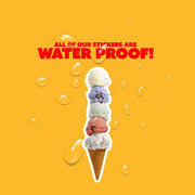 Ice Cream Cone Sticker | Ice Cream Sticker | Desert Stickers