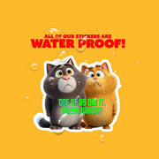 Guilty Cats Sticker | Cats Sticker | Cute Cats Sticker | Funny Cats Sticker