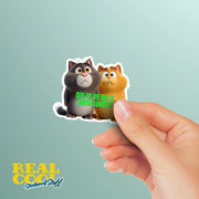 Guilty Cats Sticker | Cats Sticker | Cute Cats Sticker | Funny Cats Sticker