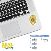United States Marines Sticker | USMC Military Police Badge Sticker