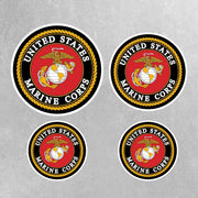United States Marines Sticker | USMC Logo | Military Stickers