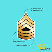 US Army Sticker | Sergeant First Class Sticker | US Army Sergeant Badge Sticker