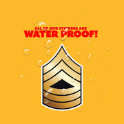 US Army Sticker | Sergeant First Class Sticker | US Army Sergeant Badge Sticker