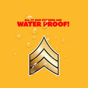 US Army Sticker | Sergeant Sticker | US Army Sergeant Badge Sticker