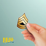 US Army Sticker | Sergeant First Class Sticker | US Army Sergeant Badge Sticker