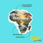 Botswana Sticker | African Safari Sticker | Botswana Decal