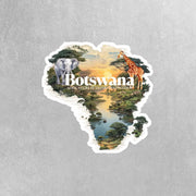 Botswana Sticker | African Safari Sticker | Botswana Decal