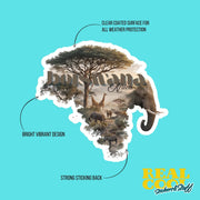 Botswana Sticker | African Safari Sticker | Botswana Decal