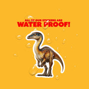 Gallimimus Sticker | Gallimimus Decal | Dinosaur Water Bottle Sticker