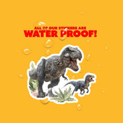 T-Rex Sticker | Tyrannosaurus Rex Decal | Dinosaur Water Bottle Sticker