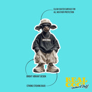 Designer Calf Sticker | Designer Calf Decal | Calf Sticker