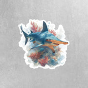 Hammerhead Shark Sticker - Shark Sticker - Shark Reef Stickers