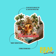 Marrakech Market Sticker | Morocco Sticker