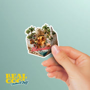 Marrakech Market Sticker | Morocco Sticker