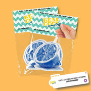 Lemon Sticker | Lemon Woodcut Sticker | Lemon Decal