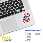 Rise Above Fear Sticker | Motivational Sticker | Inspiration Sticker
