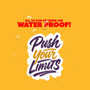 Push Your Limits Sticker | Motivational Sticker | Inspirational Sticker