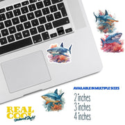 Shark Stickers - Shark 4 Pack - Shark Reef Stickers