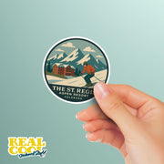 The St. Regis Aspen Resort Sticker | Aspen Travel Decal | Aspen Colorado Illustration Sticker