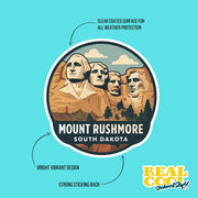 Mount Rushmore Sticker | Mount Rushmore Travel Decal | South Dakota Illustration Sticker
