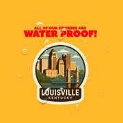 Louisville Kentucky Sticker | Louisville Travel Decal | Louisville Illustration Sticker