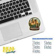 Louisville Kentucky Sticker | Louisville Travel Decal | Louisville Illustration Sticker