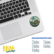 Portland Maine Sticker | Portland Travel Decal | Maine Illustration Sticker